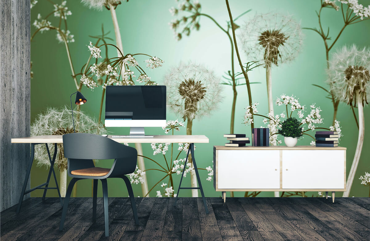 wallpaper Meadow fantasie groen 1
