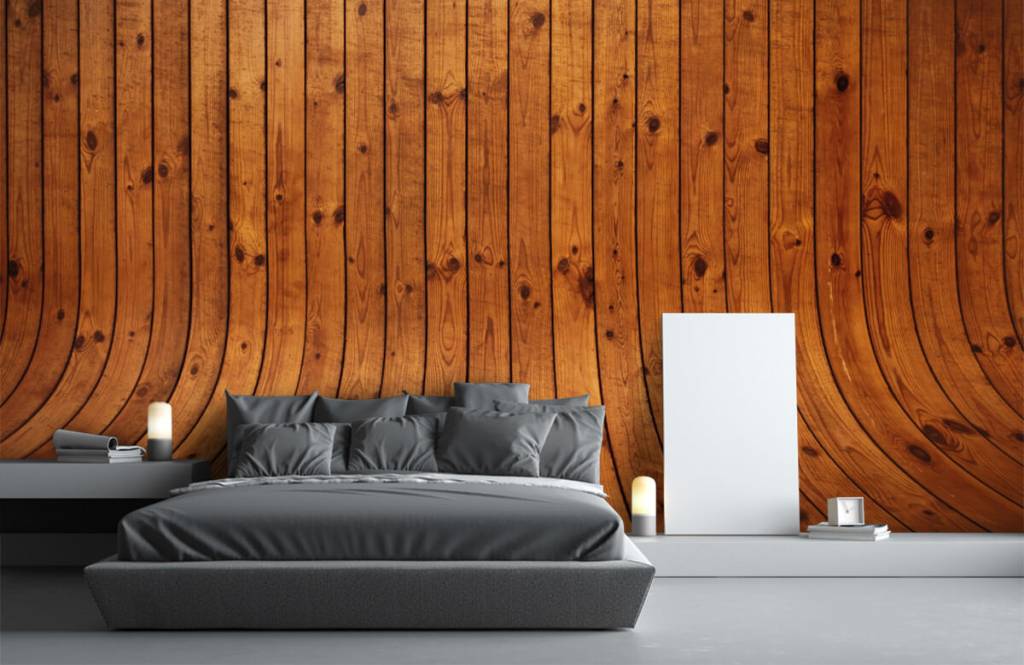 Ongekend Fotobehang hout - 10x behang inspiratie houtlook: van steigerhout CB-72