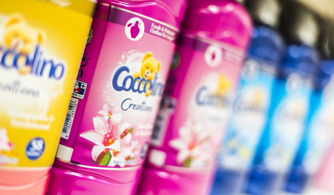 behang verwijderen met wasverzachter