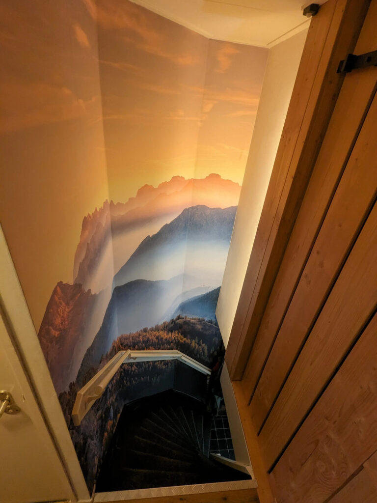 trap behangen fotobehang